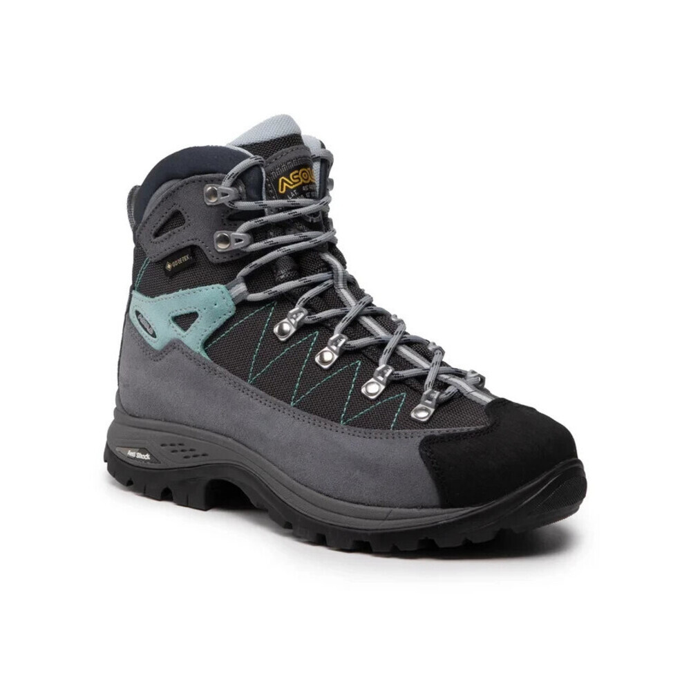 Asolo Finder GV A23103 Women's US 8 Gray Suede Waterproof Hiking Boots ZAP1003